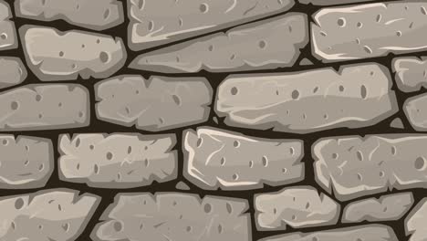 fondo de pared de piedra de dibujos animados