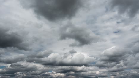 timelapse of clouds moving fast in evening