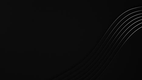 abstract black background with silver lines