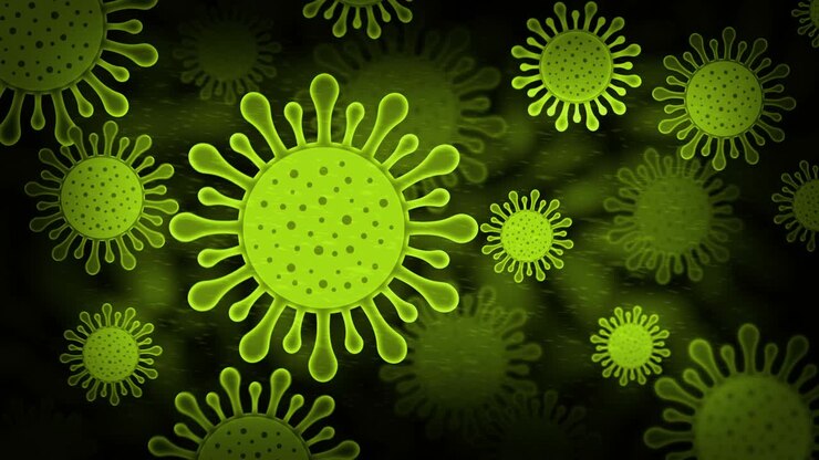 Coronavirus baggrunds-loopelementer