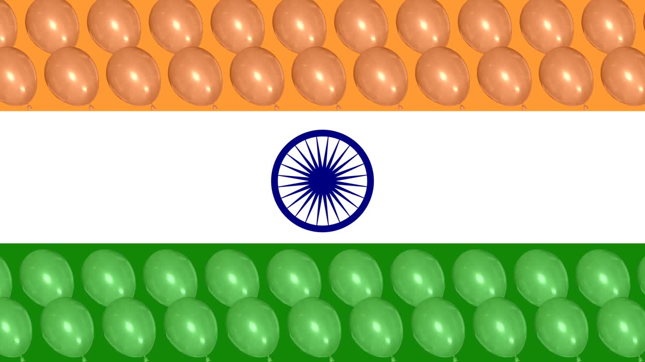 인디언 발을 흔들고 인디언의 발에 분리 된 색의 블루온 인디언 정부 휴일의 개념.