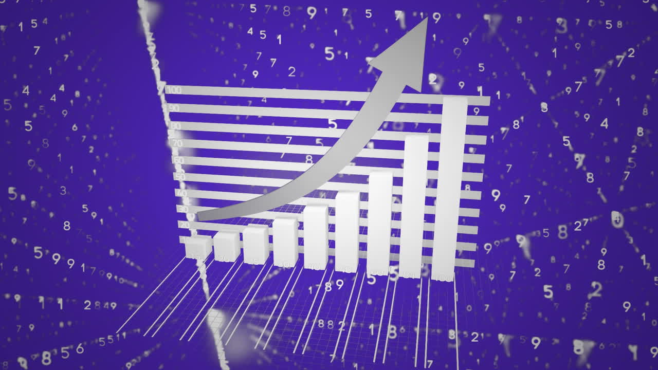 Graph with an arrow and binary numbers
