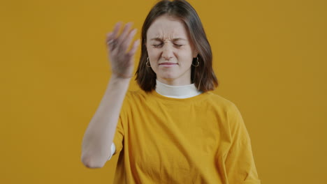 unhappy woman