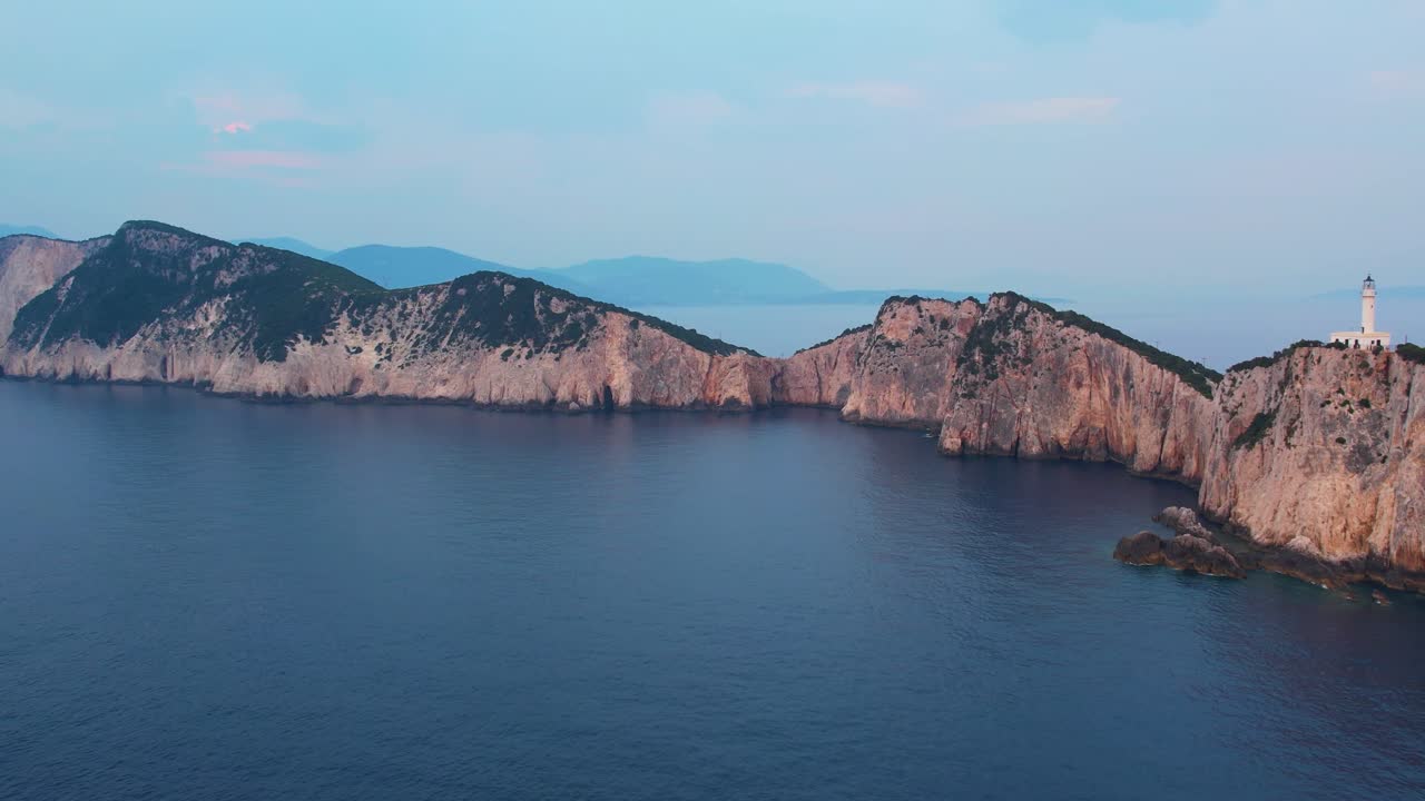 Lefkada Island With Douk&aacute;to Lighthouse
