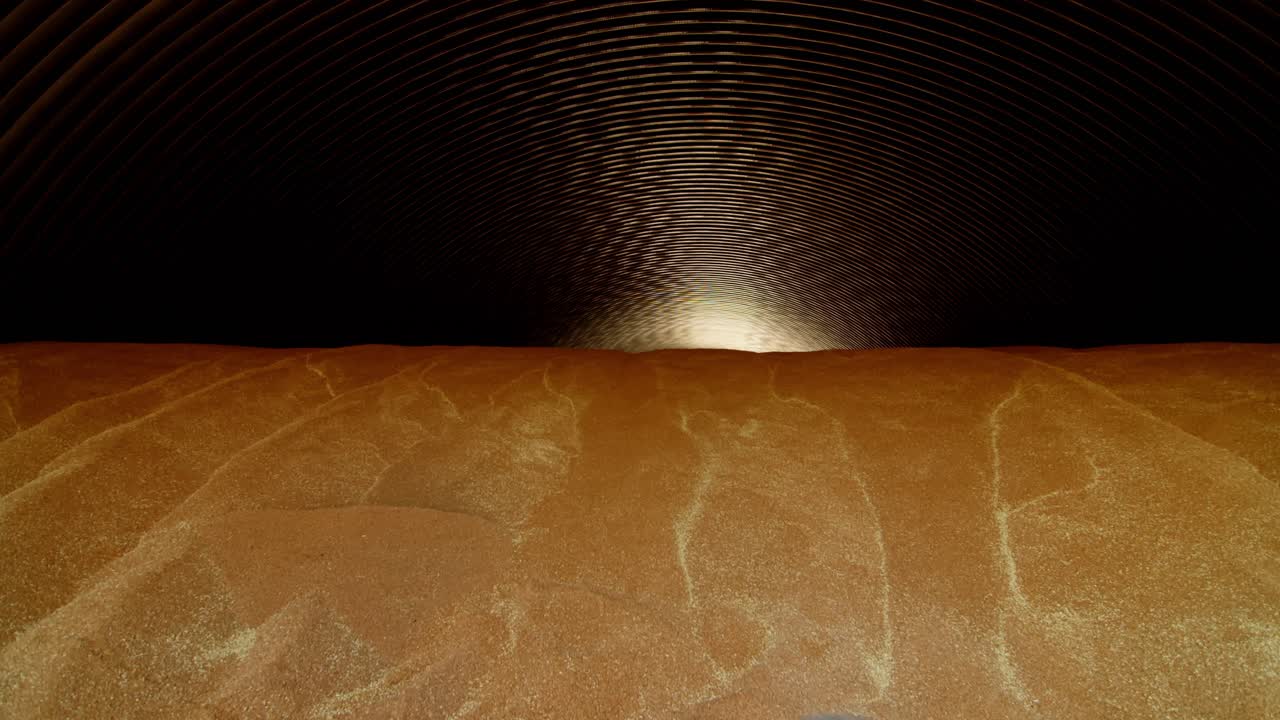 Grain Storage Silo Interior