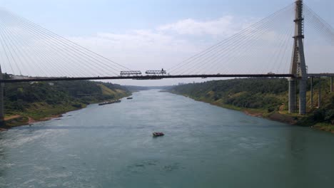 integration brazil paraguay border infrastructure international bridge under construction