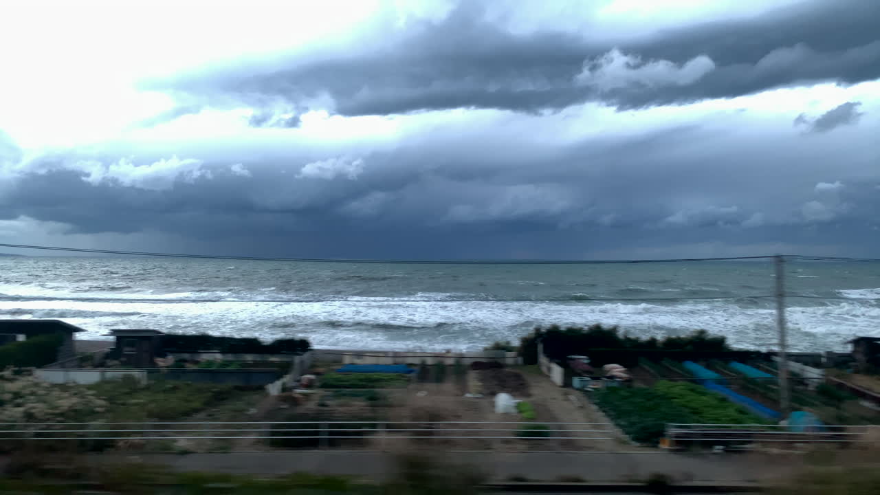 해안에서 농작물