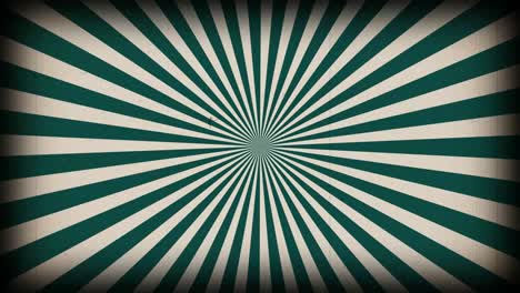 sunburst vintage rays background. rotating retro sun ray animation background. animated shining sunrise with old vintage film strip effect.