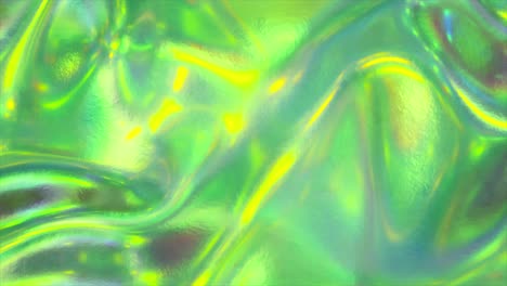 abstract iridescent liquid green background