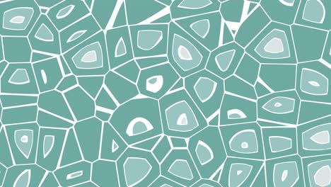 animación abstracta de formas geométricas verdes en movimiento. fondo animado sin costuras, papel tapiz.