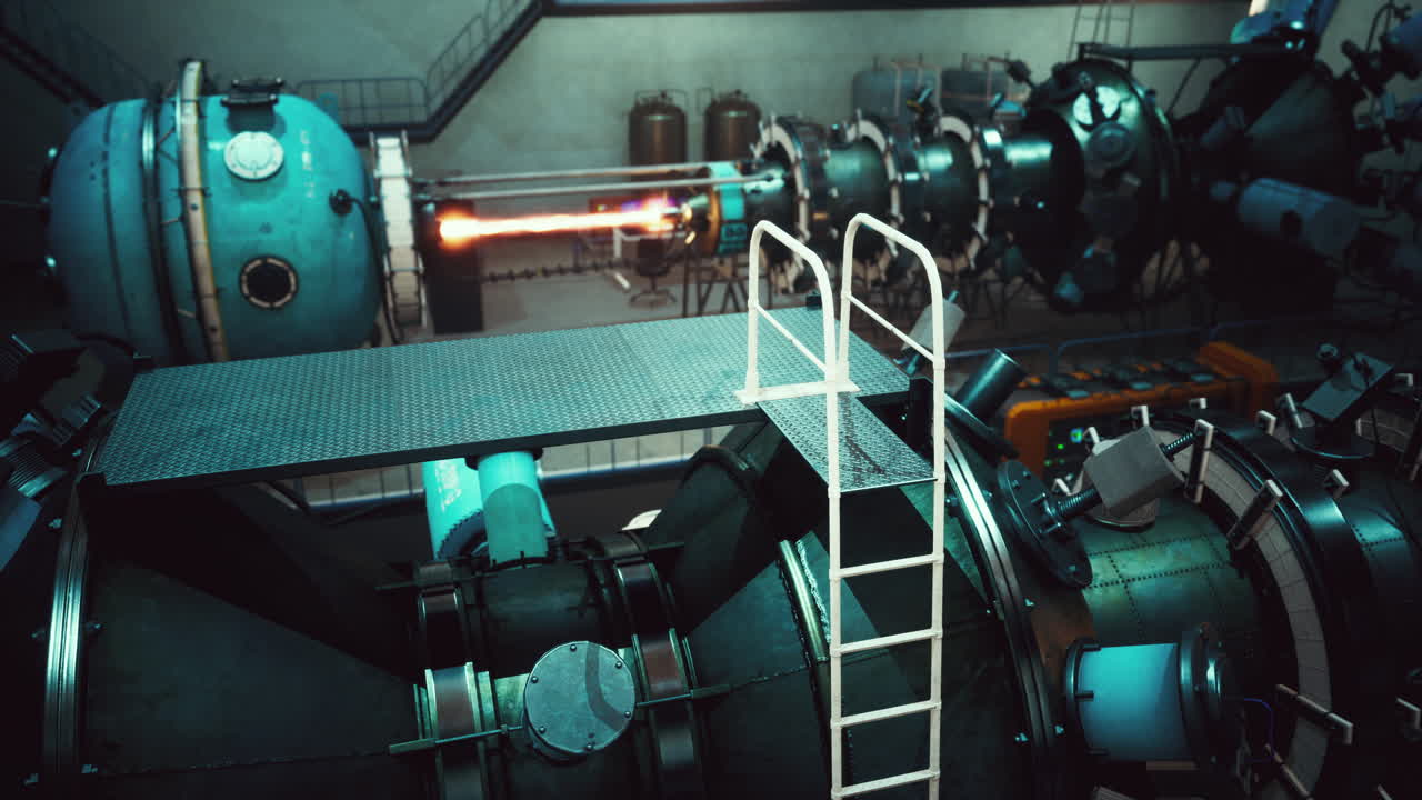 conceptual high tech power thermonuclear or nuclear reactor