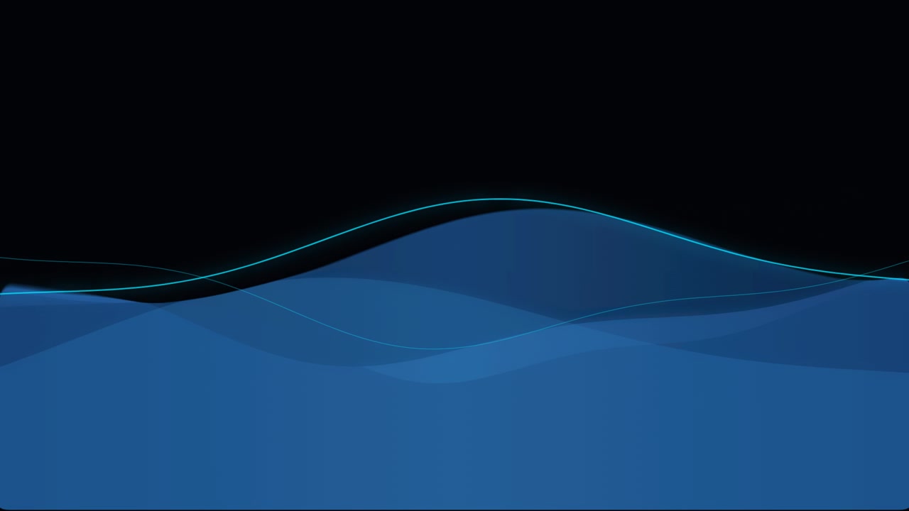 Abstract Blue Wave Motion Background