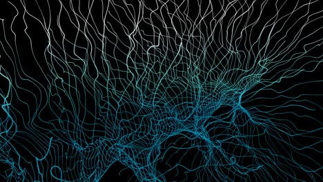 línea ondulada abstracta bucle de fondo de movimiento vj colorido con espacio para texto, logotipos, gráficos y títulos