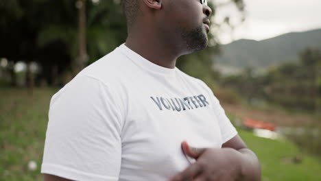 Black-man,-hands-and-neck-pain-of-volunteer