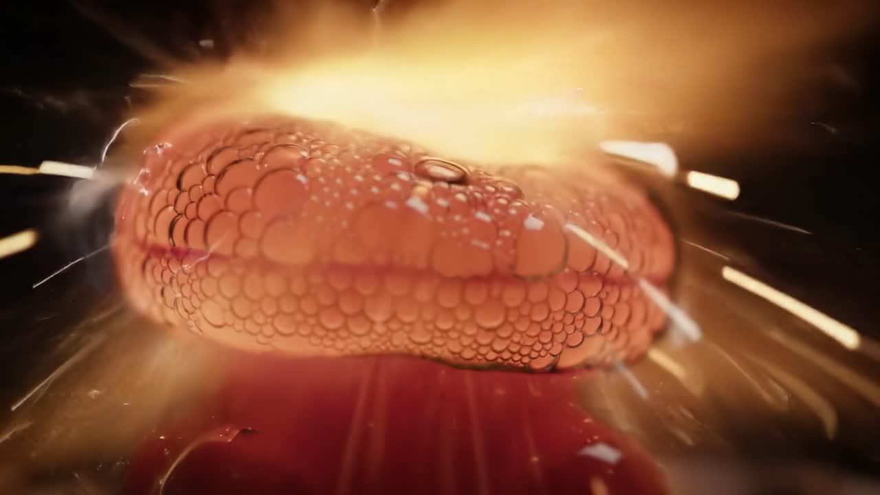 Exploding Soda Bottle Creates a Colorful Eruption in Outdoor Backyard Setting