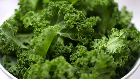 kale bowl close up