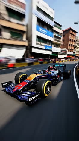 formula 1 race in a city