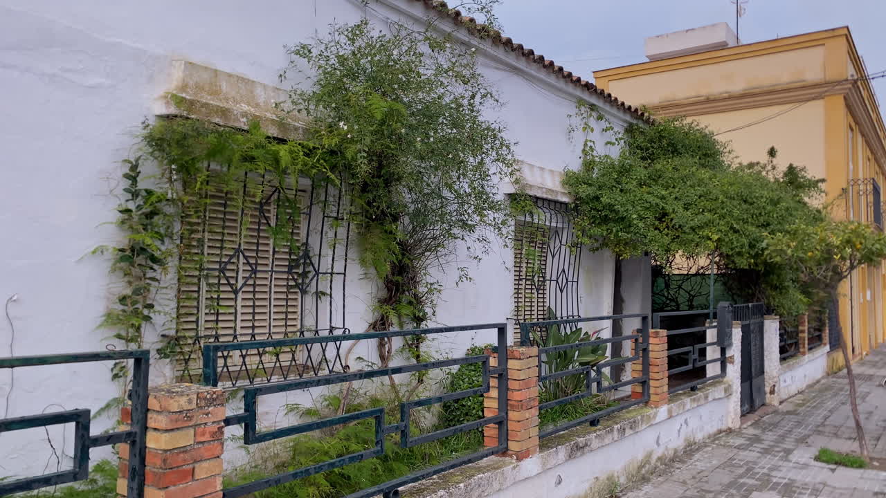 Architettura stradale urbana di Sanlucar de Barrameda in Spagna
