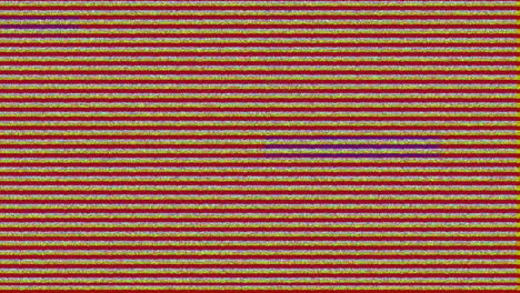 digital animation of tv static noise effect against red background