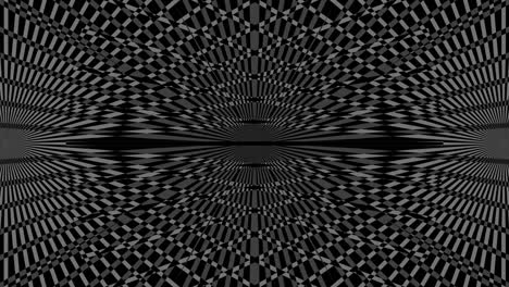 a monochrome geometrical pattern motion graphic