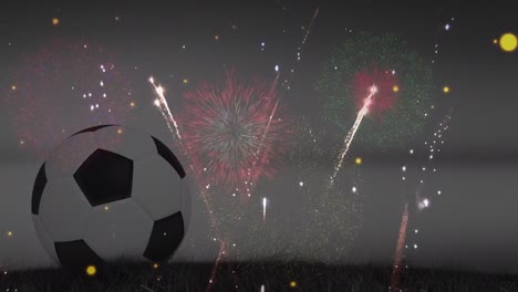 Animación-De-Fútbol-Sobre-Fuegos-Artificiales.