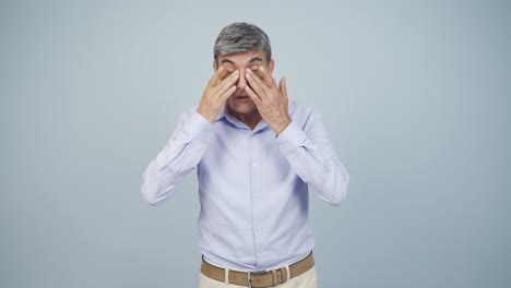 dolor en los ojos.
