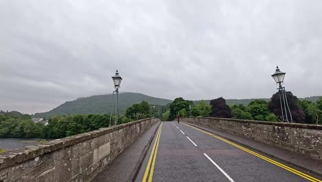 a scenic drive over dunkeld bridge