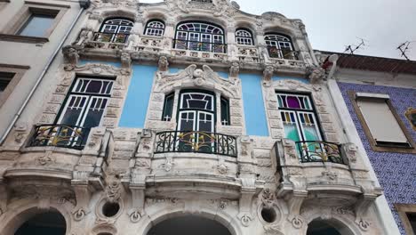 slow motion video of museu de arte nova facade in aveiro
