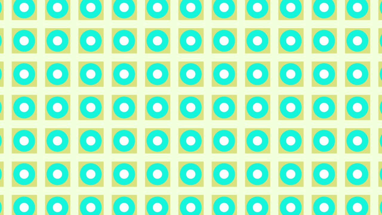 Seamless geometric background animation of multiple dots shapes. Loop colour backdrop. 4k.