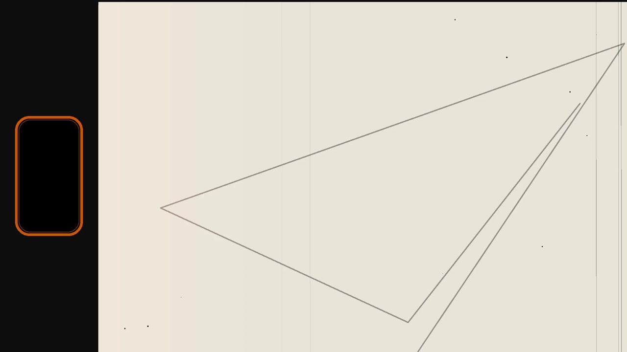 Abstract Geometric Lines Drawing on Vintage Film Texture
