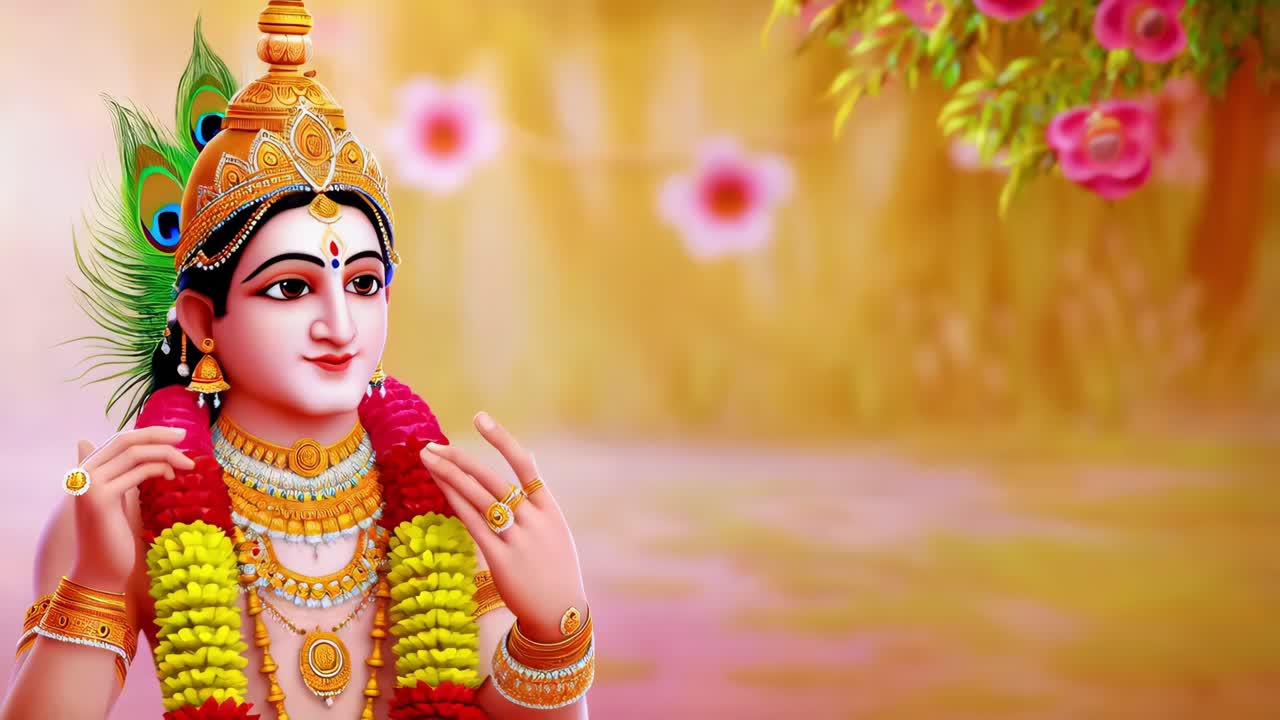 la imagen del señor krishna
