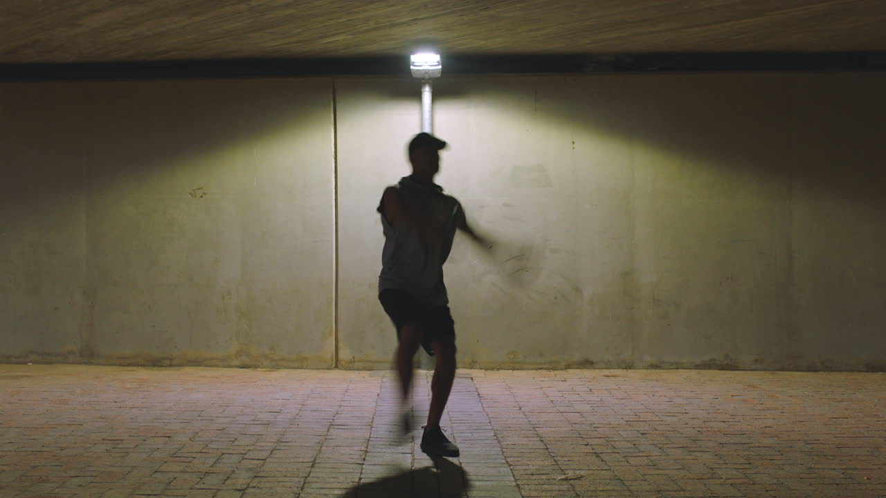 bailarín de hip hop con talento