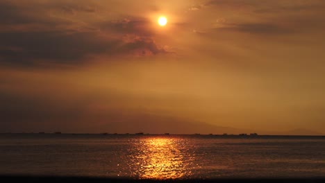 amazing sunset in manila philippines
