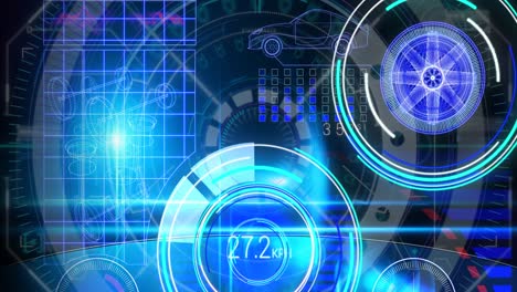 Animation-of-scopes-scanning-and-data-processing-over-digital-screen