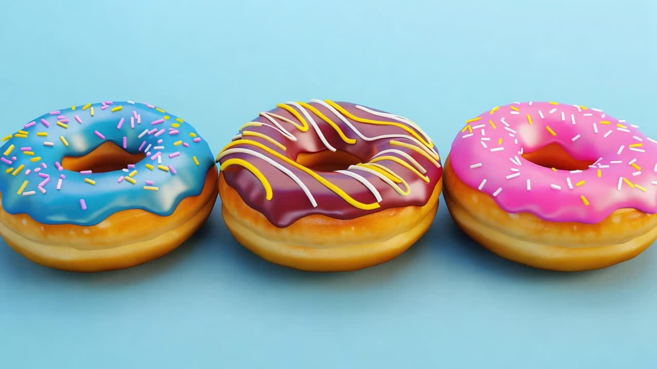 Selezione di deliziose ciambelle