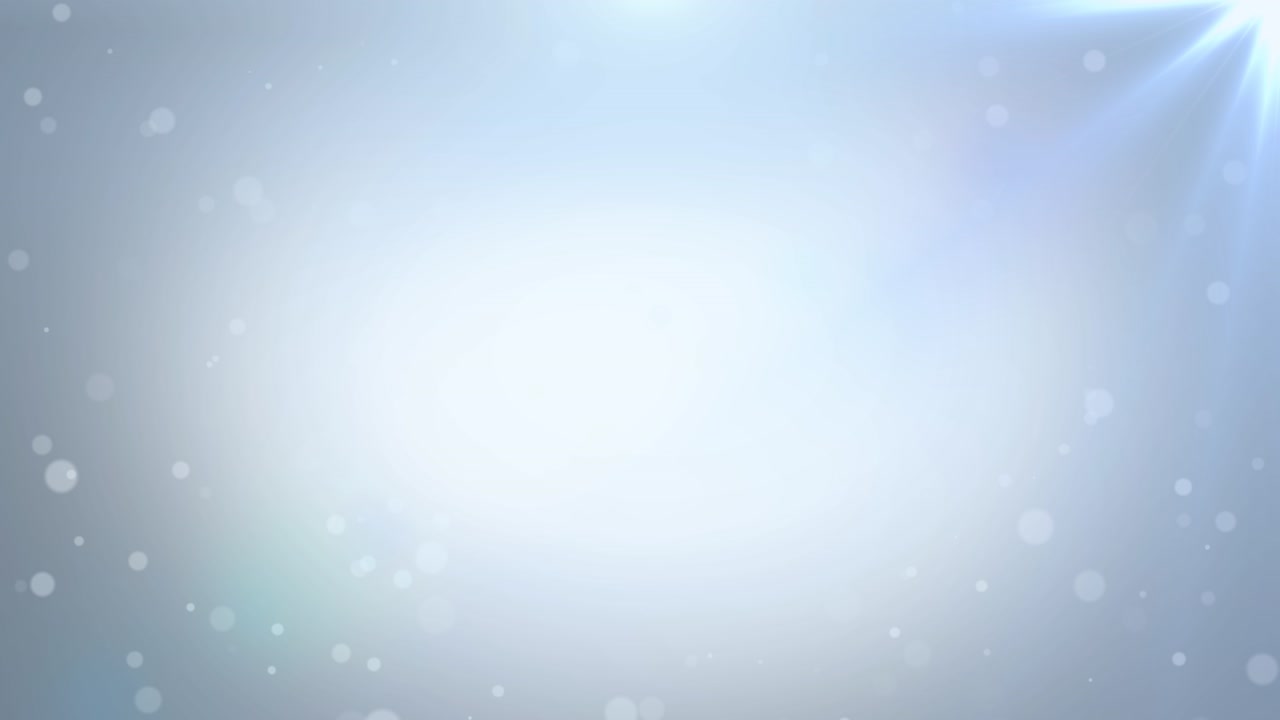 4k 3d motion graphics of blue white bubbles particles on light background loop animation abstract