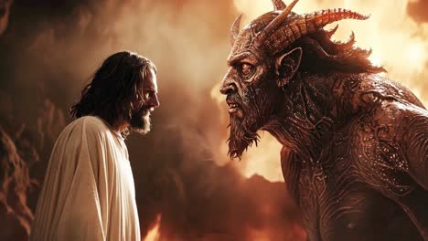 confrontation of christ and the devil