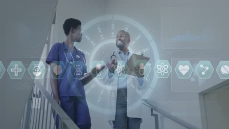 animation of medical data processing over diverse doctors