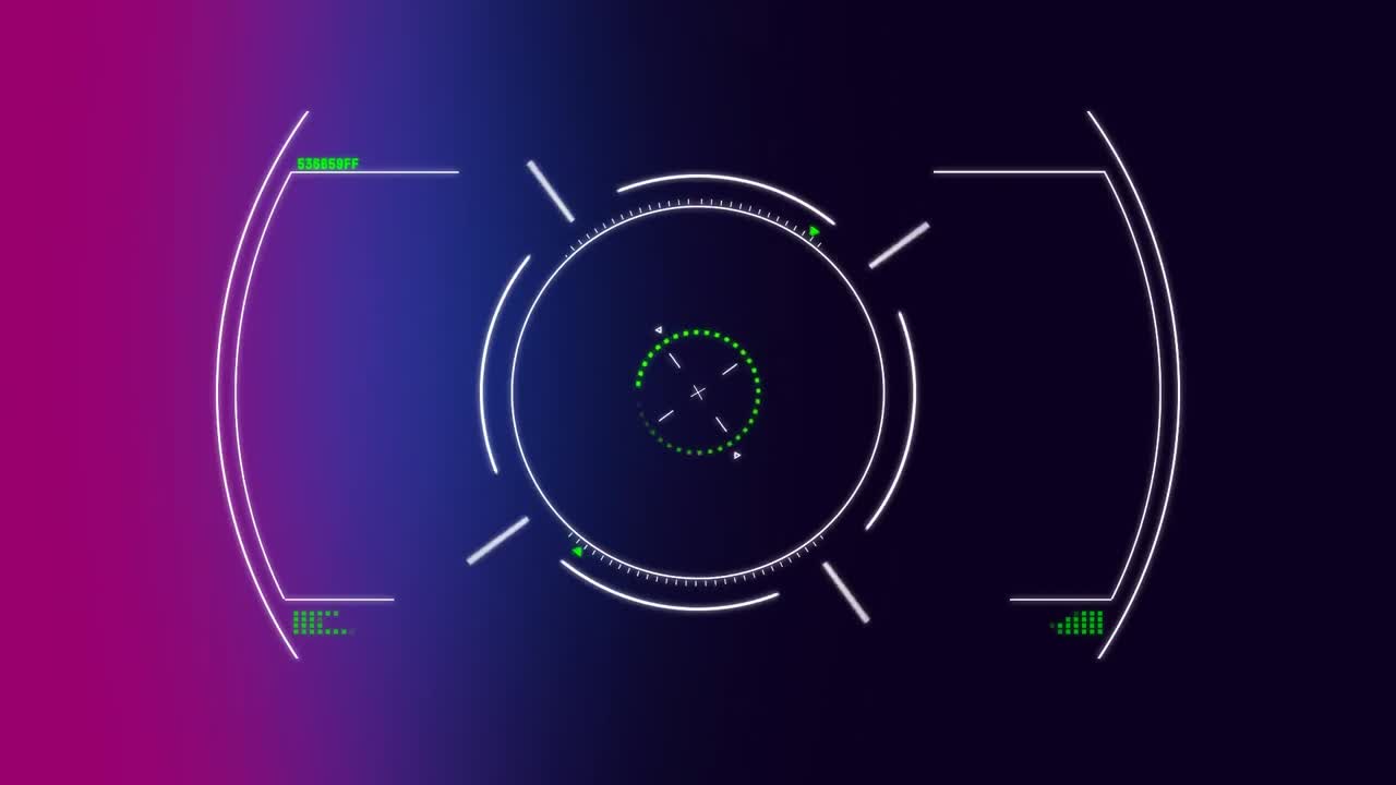Targeting system with crosshairs