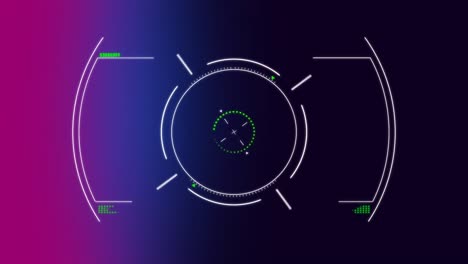 Targeting system with crosshairs