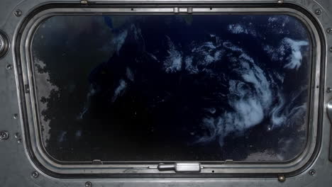 earth view from spacecraft window