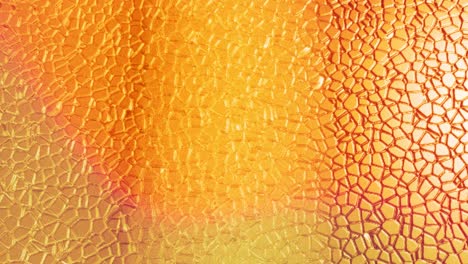 fondo abstracto en bucle con patrón líquido dorado brillante y ondulado en una superficie brillante y brillante. fluido amarillo viscoso como la superficie de papel dorado o vidrio brillante. hermoso telón de fondo festivo creativo.
