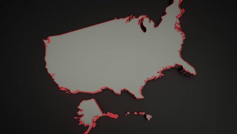 mapa de fondo de los estados unidos 4k
