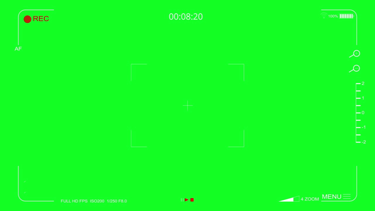 Hud viewfinder camera recording screen overlay dslr camera frame viewfinder screen of video recorder