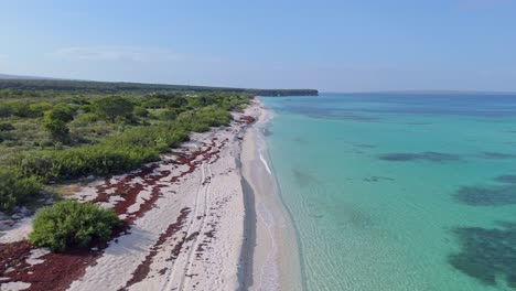 Playa-La-Cueva-Beach,-Pedernales-In-Dominican-Republic