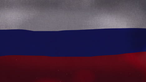 the russia national waving flag