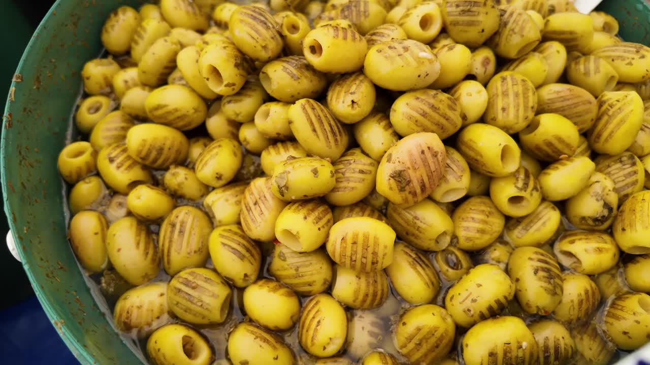 Bowl of Grilled Olives