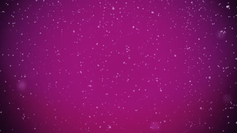 el fondo de la nieve cae en un bucle de color magenta vibrante