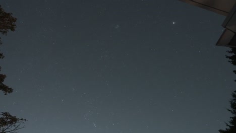 stars moving across the night sky, stargazing timelapse