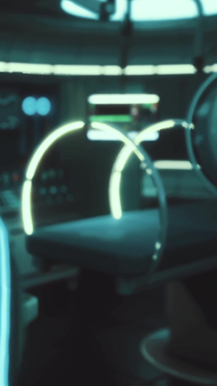 Sala medica moderna con luci brillanti e attrezzature di notte